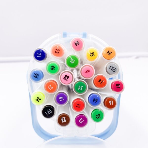 Caneta TOUCH + BRUSH Ponta Pincel - Marcador PARA COLORIR - POTE 24 CORES