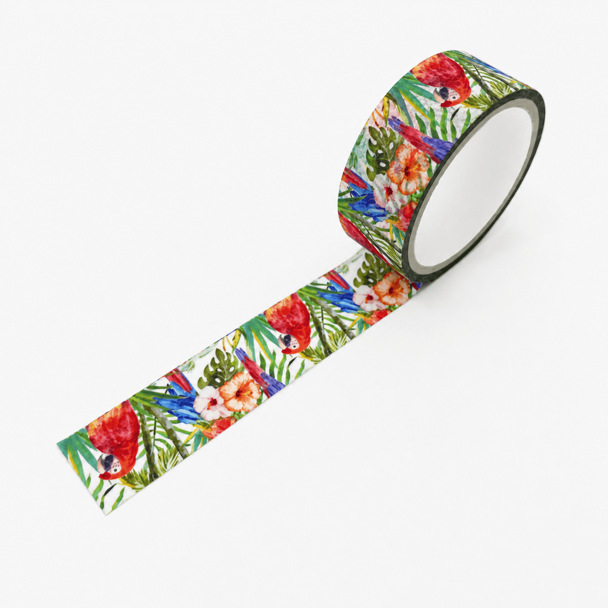 Adesivo Washi Tape Floral Tropical 15mm x 3m - YINS PAPER - BLISTER