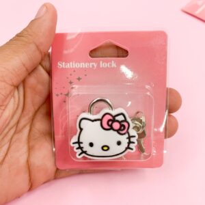 Cadeado Fofo Emborrachado Hello Kitty - UND