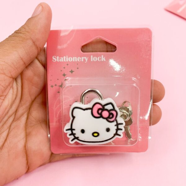 Cadeado Fofo Emborrachado Hello Kitty - UND