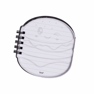 Caderno Formato Fast Food  80 fls 95X100mm - BRW - UND