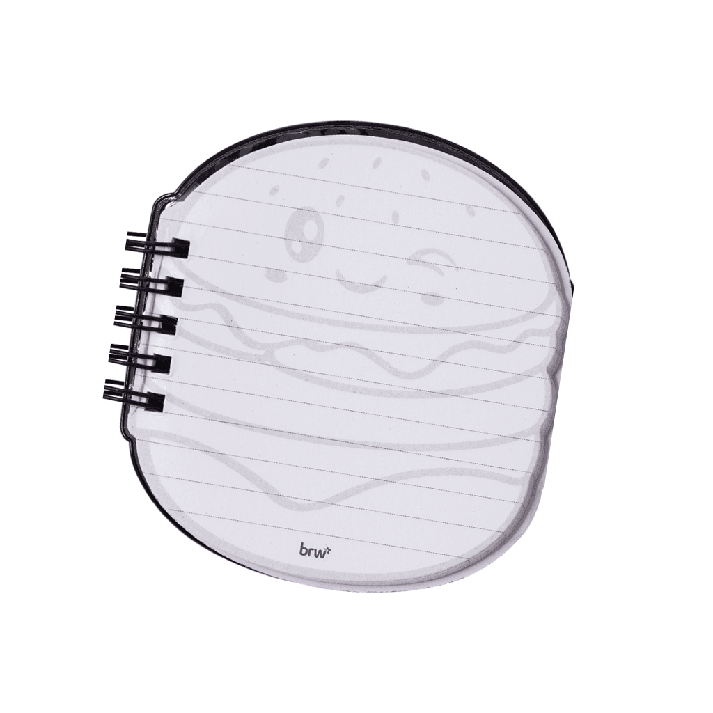 Caderno Formato Fast Food  80 fls 95X100mm - BRW - UND