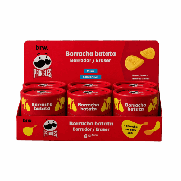 Borracha Batata PRINGLES - BRW - POTE 4 UND
