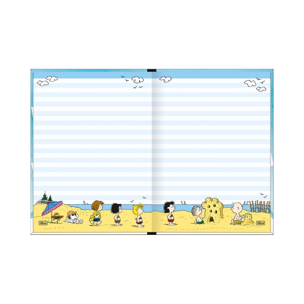 Caderno Colegial Costurado LUXO 80 fls SNOOPY - TILIBRA - UND