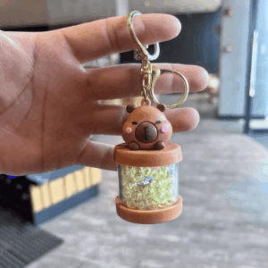 Chaveiro Capivara Bolinhas c/ Led - UND