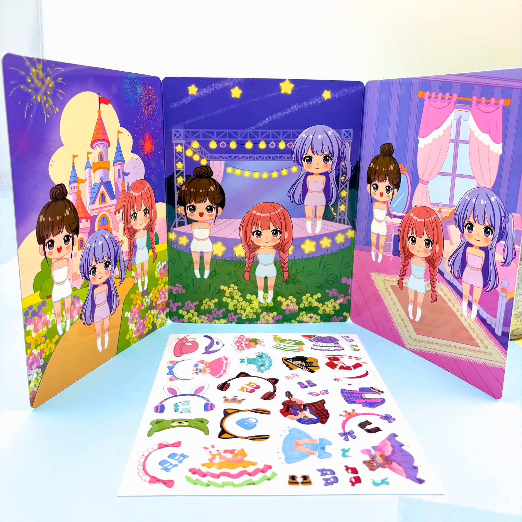 Kit Cenário Educativo Adesivo Gelatina Menininhas - IMPORTADO - UND