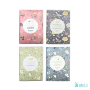Caderno A6 Capa Protetora FLOR 9,5x13,4cm - UNISO - UND