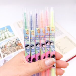 Marca Texto Neon 2 Pontas Astronauta - Blister 6 Und