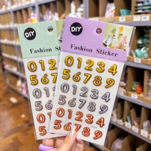 Cartela de Adesivos Fashion SORTIDÃO - IMPORTADO - UND