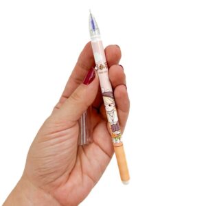 Caneta apagável Estampada Menininhas - Cx 6 Und