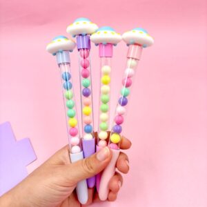Caneta Cute Espacial - Kit 4 Und