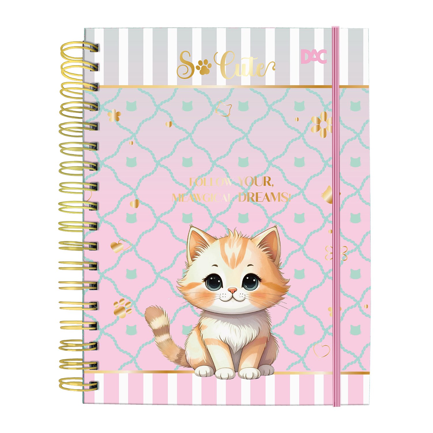 Caderno Smart Colegial So Cute Cat 80 fls - DAC