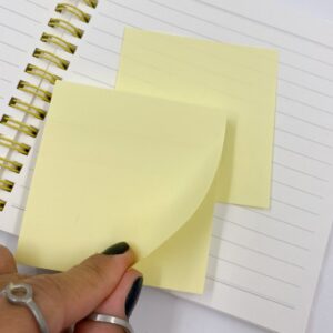 Bloco de Notas Adesivado Amarelo 76x76mm