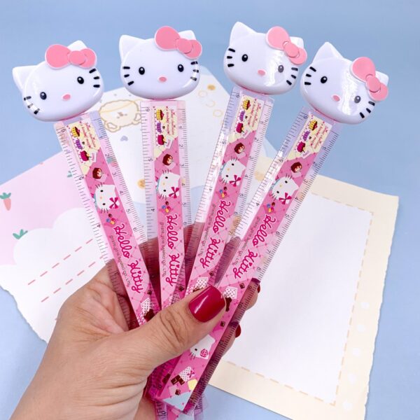 Régua 15cm Hello Kitty - Kit 2 Und