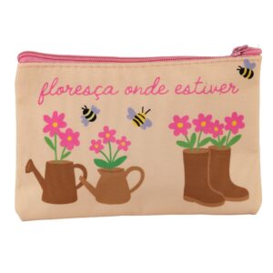 Porta Coisinhas e Moedas "FLORESÇA" 14x10x1cm - FLORIE - UND