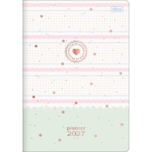 Planner Agenda 2027 Grampeado 17,8 x 25,4 cm SOHO - TILIBRA - UND