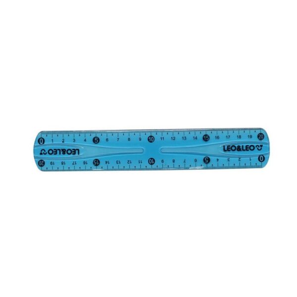 Régua Flexível 20cm Leo e Leo