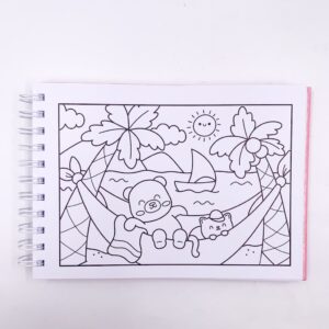KIT Livro de Colorir Comfy and Cozy Pink Capa Dura - CIRANDA + 10 CANETAS TOUCH