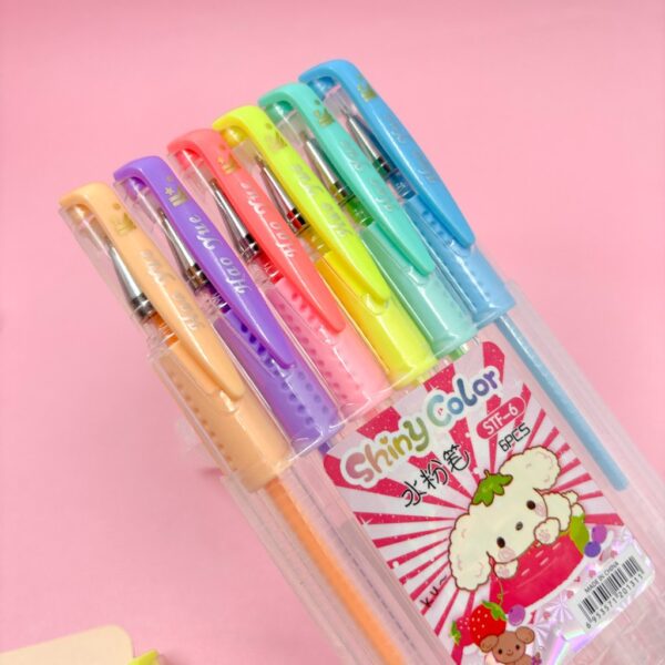 Caneta Gel Color Perfumada - Blister 6 Und