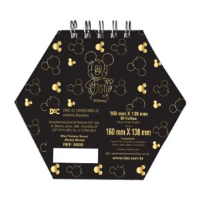 Caderno Mini Ficheiro Smart Hexagonal Mickey DAC