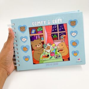 Livro de Colorir Comfy and Cozy Blue - CIRANDA - UND