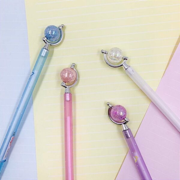 Caneta Fofa Planeta Cristal Lovelypen