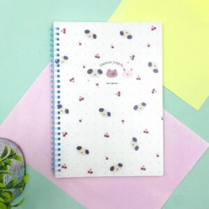 Caderno B5 Capa Plástica Bichinhos Fofos 70 fls 17,7x25,5cm - IMPORTADO - UND