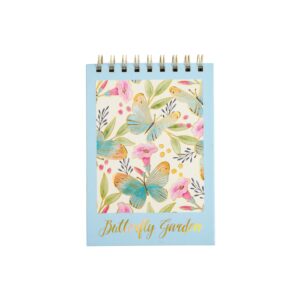 Caderno de Anotações Jardim das Borboletas 12,7x18cm 80 Fls - SKYPAPER - UND