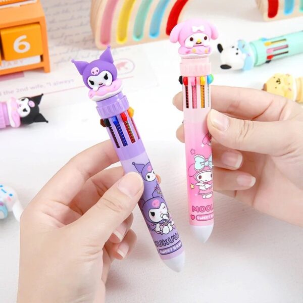Caneta 10 Cores  My Melody e Sua Turma