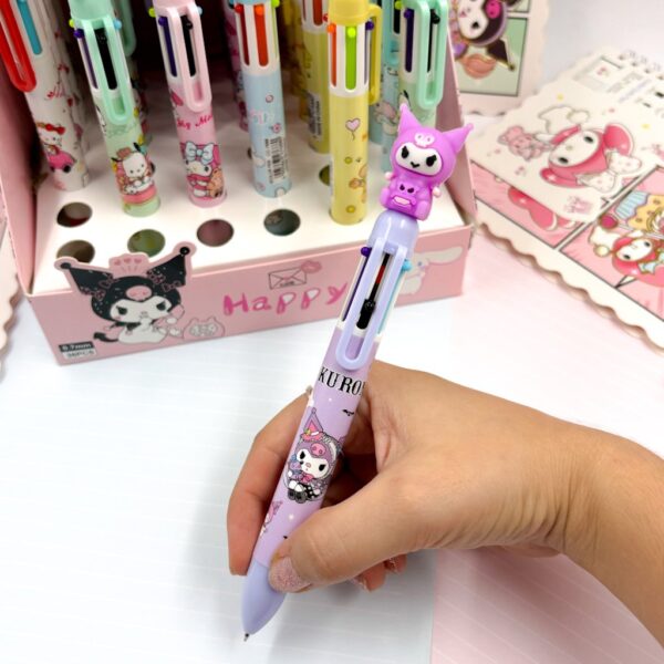 Caneta 6 Cores My Melody e Sua Turma