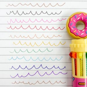Caneta 10 Cores Donuts