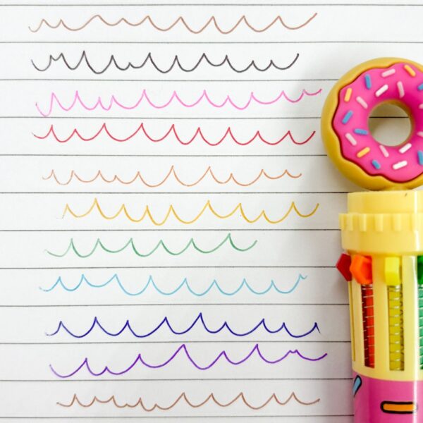 Caneta 10 Cores Donuts