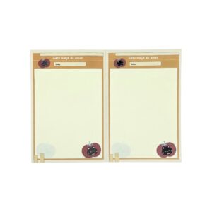 Bloco Caderno A5 Apple Cat 14x21cm - UNISO - UND