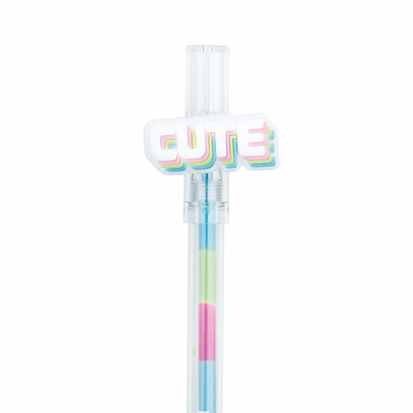 Caneta Esferográfica Gel Colorida Cute BRW