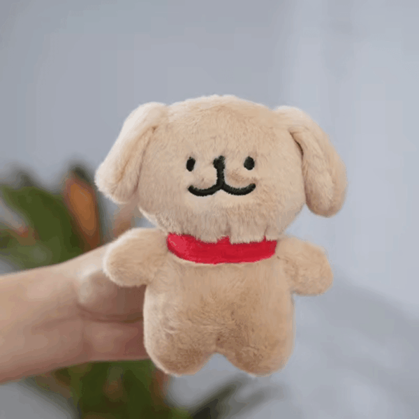 Chaveiro Fofo Pelúcia Cachorrinho Cute G - UND