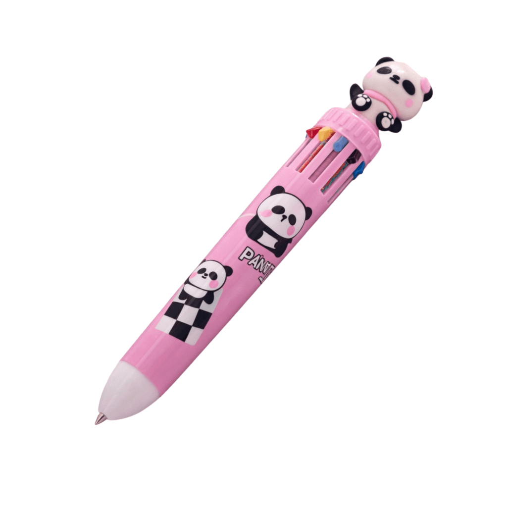 Caneta 10 Cores Panda - IMPORTADO - CX 36 UND