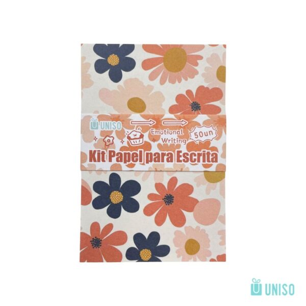 Kit Papel para Colagem SCRAPBOOK 5,6x8,3cm 50 Fls - UNISO - UND