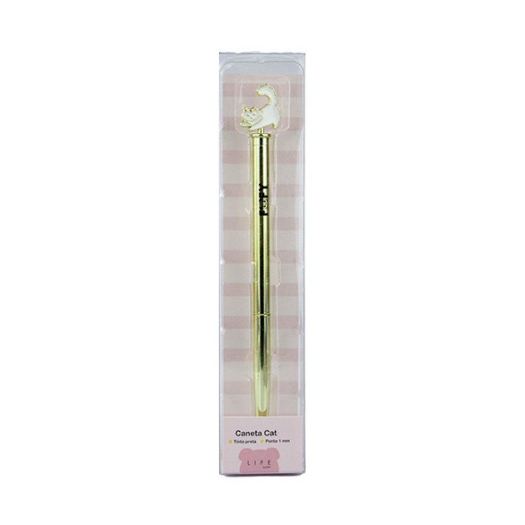 Caneta Metálica CAT - FOFY - BLISTER 1 UND