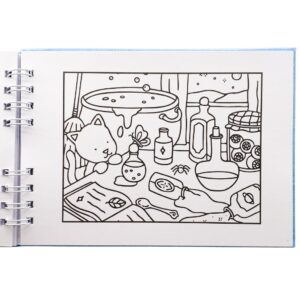 Livro de Colorir BOBBIE GOODS Capa Dura - AZUL - UND
