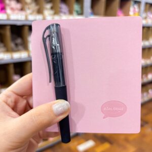 Mini Caderno LUXO Courino Sem pauta + Caneta - IMPORTADO - UND