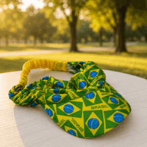Viseira Bandana Brasil Copa do Mundo - IMPORTADO - UND