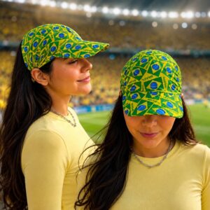 Viseira Bandana Brasil Copa do Mundo - IMPORTADO - UND