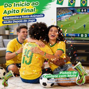 Kit Torcedor  12 Itens BRASIL Copa do Mundo - IMPORTADO - UND