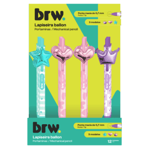 Lapiseira Plástica Divertida 0.7mm BALLON - BRW - UND