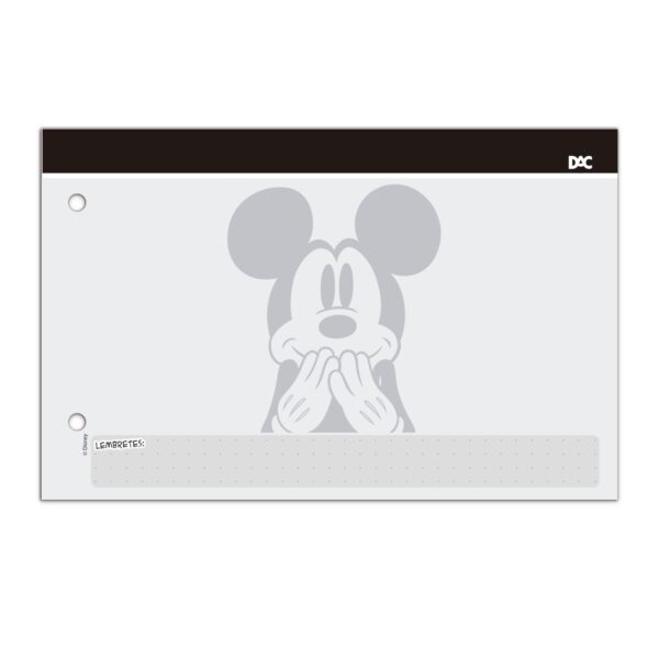 Refil Porta Fichas Mickey Disney DAC