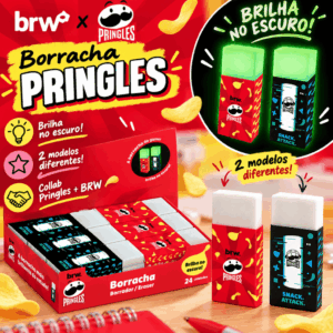 Borracha Brilha no Escuro PRINGLES - BRW - UND