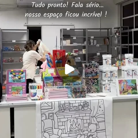 Tudo pronto! O nosso espaço ficou incrível