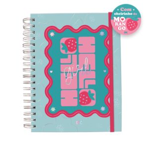 Refil Caderno Smart Universitário Hello Morango DAC