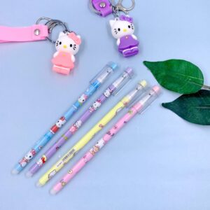 Caneta Fofa Apagável Hello Kitty - Blister 12 Und