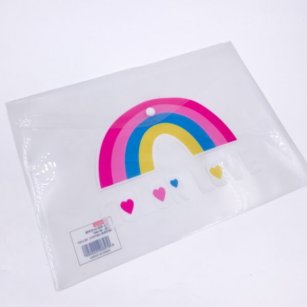 Pasta Envelope Transparente A4 Color